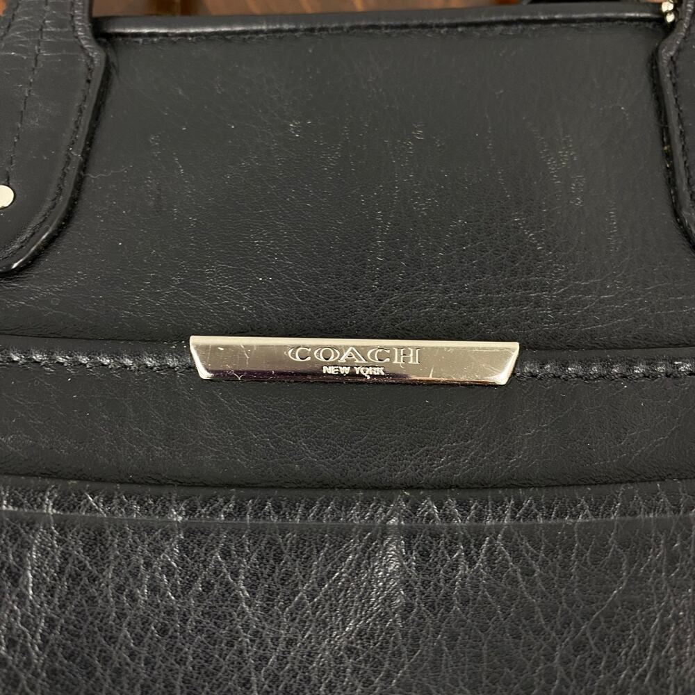Coach Taylor Black Leather Bette Mini Tote Cross Body Handbag F32944 - Picture 12 of 14